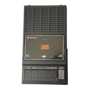 Sanyo Portable Cassette Tape Recorder M1530A Vintage New Open Box